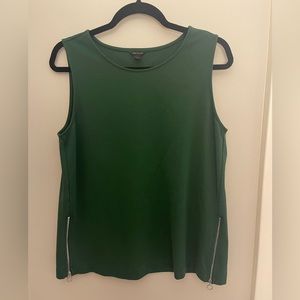Ann Taylor Green Tank - Medium